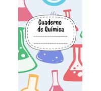 CUADERNO DE QUÍMICA: Cuaderno A4 con tapa blanda, papel pautado a líneas, 120 hojas