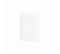 Cuaderno de Recargable Libreta Repuesto Bloc; Papel sin Madera con Escritura Fluida y Perforado Estándar para Anillas Adecuado para Estudio Trabajo, color to 1, size to 1