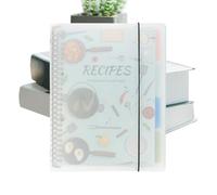Cuaderno de recetas en A4 para escribir en tus propias recetas, páginas gruesas en , libro de recetas en personal, que contiene 160 recetas exclusivas de fórmula para el cocinero