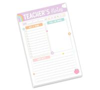 Cuaderno de reconocimiento de profesores artísticos, lista de verificación portátil, papel de escritura premium para aulas, regalo de reconocimiento de profesores
