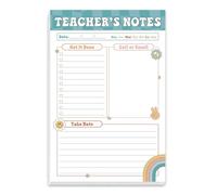 Cuaderno de reconocimiento de profesores artísticos, lista de verificación portátil, papel de escritura premium para aulas, regalo de reconocimiento de profesores