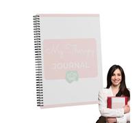 Cuaderno de reflexión diaria guiada, diario de bienestar y salud mental, diario de manifestación de ansiedad, aviso, diario de seguimiento de estado de ánimo, diario de seguimiento de hábitos