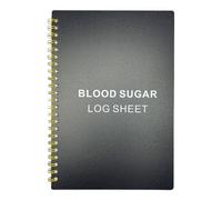 Cuaderno de registro de presión arterial para seguimiento diario, cuaderno de registro A5 de 60 páginas, suministros de escritura para mantener registros, planificación de dietas, monitoreo de salud