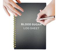 Cuaderno De Registro Para Diabéticos | Cuaderno Portátil A5 Con 60 Páginas | Tabla De Seguimiento Para Gestión Médica, Planificación De Dieta Y Monitoreo De Salud - Para Abuelos Y Adultos Mayores