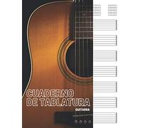 Cuaderno de tablatura guitarra: 7 tabs por página. Ideal para músicos, estudiantes de guitarra, profesores de musica (110 páginas, A4). Libreta, Cuaderno tablaturas, Cuaderno de musica para guitarra.