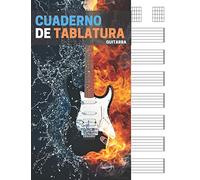 Cuaderno de tablatura guitarra: 7 tabs por página. Ideal para músicos, estudiantes de guitarra, profesores de musica (110 páginas, A4). Libreta, Cuaderno tablaturas, Cuaderno de musica para guitarra