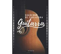 Cuaderno De Tablatura Guitarra: Cuaderno Manuscrito De Guitarra, 6 Cuerdas 5 Tablaturas con Pentagramas y 7 Diagramas de Acorde por Página, 120 Páginas
