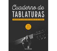 Cuaderno de tablaturas de guitarra: TABLATURAS en blanco para guitarra de seis cuerdas. Incluye diagramas con los acordes más populares