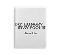 Cuaderno de tapa blanda con cita de Steve Jobs Art Deco para regalo, diario de tapa blanda