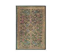 Cuaderno de tapa blanda con rayas, diseño de estrellas (tapa blanda, 80 g/m², rotulador, bolsillo, libro edge printing (The Queen's Binding)