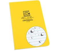 Cuaderno de tapa blanda resistente a la intemperie ""Rite in the Rain"", 11,4 x 18,3 cm, tapa amarilla, patr n universal (n. 374)