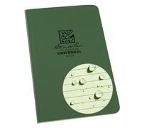 Cuaderno de tapa blanda resistente a la intemperie ""Rite in the Rain"", 11,4 x 18,3 cm, tapa verde, dise o universal (n. 974)
