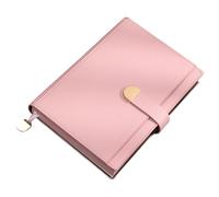 Cuaderno de tapa dura de piel sintética, 300 páginas, a rayas, cierre magnético con botón para diario, notas, 145 x 212 mm, cuaderno de negocios
