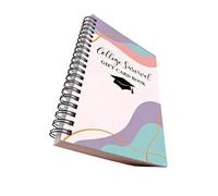 Cuaderno de tarjetas de supervivencia universitario, 18 x 13 cm, soporte hecho a mano, folleto de tarjetas universitarias, para estudiantes universitarios de secundaria, cumpleaños, graduados