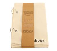 Cuaderno de Tela, Cuaderno de Bocetos de Tela en Blanco, Diario de Viaje Portátil Plegable de Lino, Cuaderno de Planificación de Tela, Cuaderno de Puntadas para Dibujar y Escribir