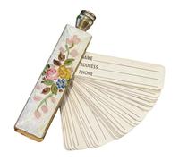 Cuaderno De Teléfono | De Bolsillo Vintage Metal Portátil,Cuaderno de Mensajes y Organizador de Direcciones | Para Cumpleaños Navidad Seniors Adultos Al Aire Libre Negocios Diario Viajes Trabajo