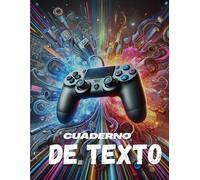 CUADERNO DE TEXTO: Cuaderno de notas con líneas y portada original a tema de gaming - 120 páginas - 8,5 x 11 pulgadas | Un excelente regalo para los ... para niños y niñas de primer, segundo