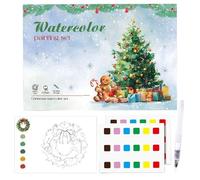 Cuaderno de trabajo de acuarela, diario de práctica de pintura para artistas, papel grueso con ejercicios, guía de desarrollo de habilidades para técnicas de pincel, mezcla de colores y