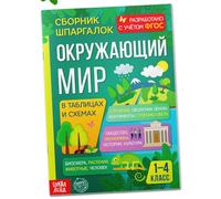 Cuaderno de trabajo de hoja de trucos para los grados 1-4 ððððððаðай мир en ruso - Guía de referencia ilustrada en tablas y esquemas - Ayuda a aprender conceptos de ciencias naturales rápidamente