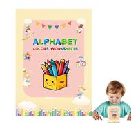 Cuaderno de Trazado de Letras - Cuaderno de aprendizaje del reutilizable - Actividades educativas de guardería para casa escuela y viajes