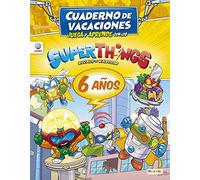 Cuaderno de Vacaciones juega y aprende con los Superthings Power Machines para 6 años