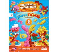 Cuaderno de Vacaciones juega y aprende Superthings Legends para 5 años