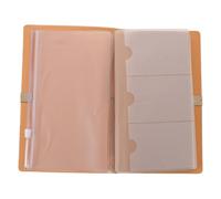 Cuaderno de Viaje A6 20x11,5x2,5cm PU para Sellos y billetes | Cubierta, Páginas, Ilustraciones Finas, para Exposición y Vacaciones
