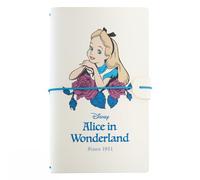 Cuaderno de viaje Alicia en el pais de las Maravillas - Diario de viaje (Travel Journal : Cuero sintético)| Regalo adolescentes chica - Diario personal : Libreta pequeña de bolsillo, 19,6x12 cm
