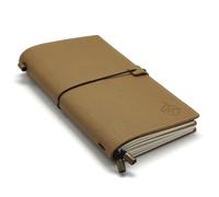 Cuaderno de viaje de cuero con bolsillos, alcachofa, organizador de cuadernos recargable, diario de piel auténtica hecho a mano con bolsillos para escribir, viajeros, organizar, insertos en blanco,
