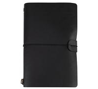 Cuaderno De Viaje De Cuero Vintage Cuaderno De Diario Grueso Para Dibujos Y Cartas Bloc De Notas Recargable Con Funda De Cuero Sintético Y Cierre De Hebilla Color Café