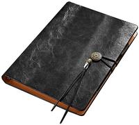 cuaderno de viaje, Diario minimalista retro tamaño A5 for estudiantes, viajeros, escritores, escuelas, oficinas y negocios.(A)