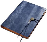 cuaderno de viaje, Diario minimalista retro tamaño A5 for estudiantes, viajeros, escritores, escuelas, oficinas y negocios.(D)