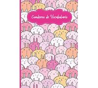 Cuaderno de vocabulario: Libro de vocabulario para escribir hasta 2100 palabras | 3 columnas | 100 páginas | 50 hojas | A5 | Lindo gato kawaii