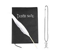 Cuaderno Death Note, MOPOIN Death Note Libreta con Bolígrafo y Cadena, Cuaderno Ligero Death Note para Cosplay, Oficina, Escuela, Regalo, 21x 15 cm
