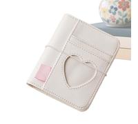 Cuaderno Decorativo - Bloc De Notas De Hojas Sueltas De 100 Hojas, Cubierta Con Diseño De Corazón Diario De Cuero Artificial De 5,16 X 4,13 Pulgadas, Carpeta Con Tapa | Para Escribir Una Lista Para To