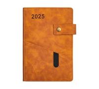 Cuaderno del planificador de eventos, Bloc de notas de cosas que hacer - Diario planificador mensual de cuero PU,Cuaderno portátil, Bloc de notas planificador de 365 días para negocios, estudio, progr