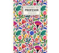Cuaderno del Profesor 2024/2025 A5: Planificador semanal y mensual | 12 meses | organizador de clases | agenda profesora | año escolar 2024 2025 | seguimiento de estudiantes