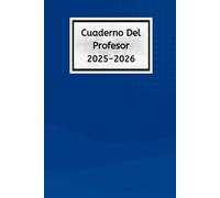 Cuaderno Del Profesor 2025/2026: Física - Agenda para Profesores, Maestras | Español, Planificador y Organizador Septiembre 2025 a Agosto 2026