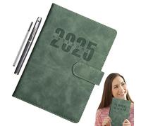 Cuaderno diario A5 2025, 2025, diario A5 para negocios y escuela, organizador de establecimiento de objetivos, planificador de inicio en cualquier momento, de programación para el hogar