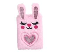 Cuaderno diario de felpa: diario infantil difuso con cubierta suave y brillante, libro de escritura secreto | El lindo diseño de animales fomenta la expresión creativa Ideal para cumpleaños, Navidad,