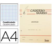 Cuaderno Diario Pluma Cuadros Agraf B5 40 Hojas - PAPETARGET