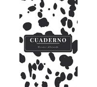 Cuaderno divertido con estampado de vaca | Tamaño 6x9 pulgadas | Interior blanco liso | 100 páginas: Ideal para personas creativas que aman los diseños originales y con personalidad.
