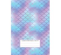 Cuaderno Doble Pauta 2,5 mm A4: Cuaderno de Sirenas doble línea A4 - libreta doble pauta 2,5 - 100 páginas