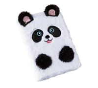 Cuaderno Doudou A5 | Cuaderno De Bocetos Panda Lindo Para Suministros De Papelería Y Oficina | Cuaderno Bordado A5 De Felpa,Para Dibujo Escritura Maestros Hombres Mujeres Amigos