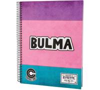 KARACTERMANIA Dragon Ball Cuaderno Papel Cuadriculado DIN A4 Bulma