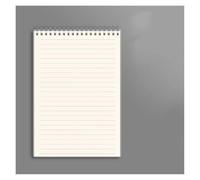 Cuaderno en espiral A4 A5 B5, cuaderno en espiral for hacer puntos forrados, cuadrícula en blanco, diario, cuaderno de bocetos for suministros escolares, papelería(Line,A5)