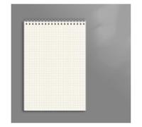 Cuaderno en espiral A4 A5 B5, cuaderno en espiral for hacer puntos forrados, cuadrícula en blanco, diario, cuaderno de bocetos for suministros escolares, papelería(Grid,A5)