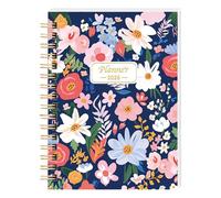 Cuaderno en espiral A5 con cubierta de color, 160 páginas, cuaderno con función de arranque, cuaderno portátil para escuela, oficina y viajes, cuaderno espiral rayado para reuniones, notas de