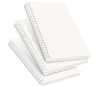 Cuaderno en espiral con cuadrícula de cuadrícula de RETTACY, tamaño A5, cuadrícula a granel, papel grueso de 100 g/m² para diario de escuela de trabajo