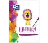Cuaderno Encolado Dibujo OXFORD Pintura Infantil Liso, Din-A4 180 gr. 20 Hojas